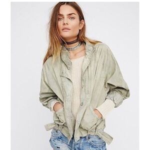 Women's Green Casual Jacket